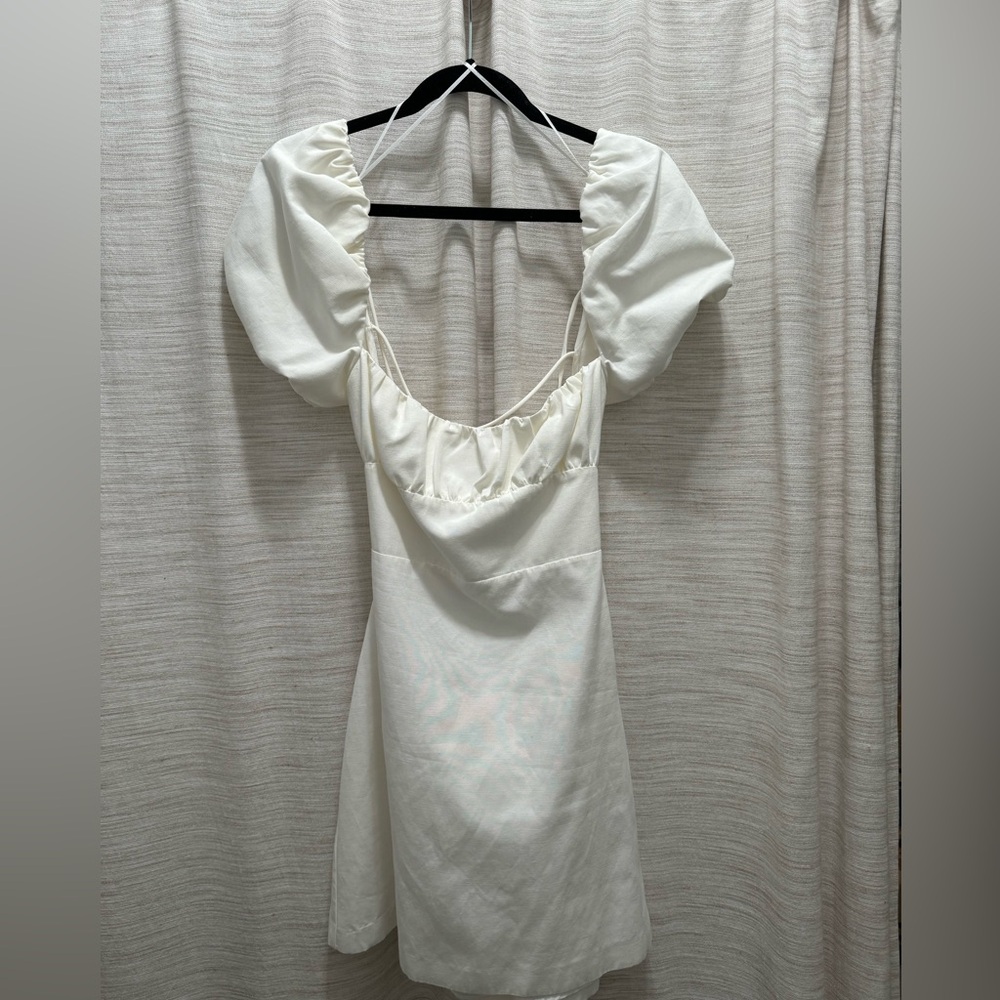 ZARA NWT White Short Dress✨